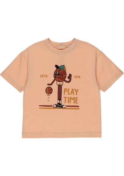 Erkek Bebek Kısa Kollu T-Shirt 2311BB05009