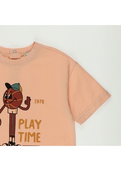 Erkek Bebek Kısa Kollu T-Shirt 2311BB05009