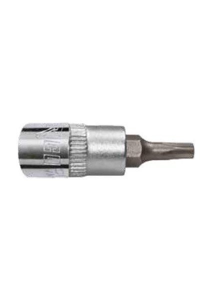 1/4” Torx Lokma Kısa Uç Delikli 5 Köşe LTS20H