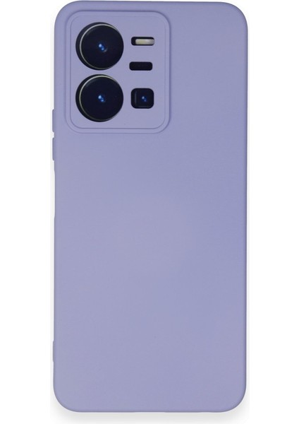 Vivo Y35 Kılıf Lansman Silikon Içi Kadife + Ekran Koruyucu