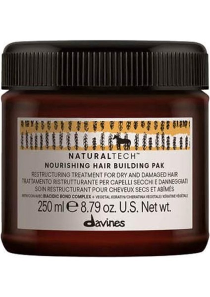 Naturaltech Nourishing Hair Building Pak For Yıpranmış Kuru Saçlar Için Saç Maskesi 250 ml