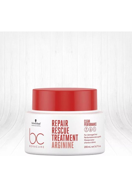 Bc Bonacure Repair Rescue Arginine Vegan Sulfate Free Hair Mask 200 ml