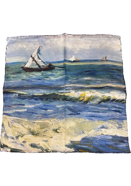 Turkish Silk Store Van Gogh Ipek Bandana Fular