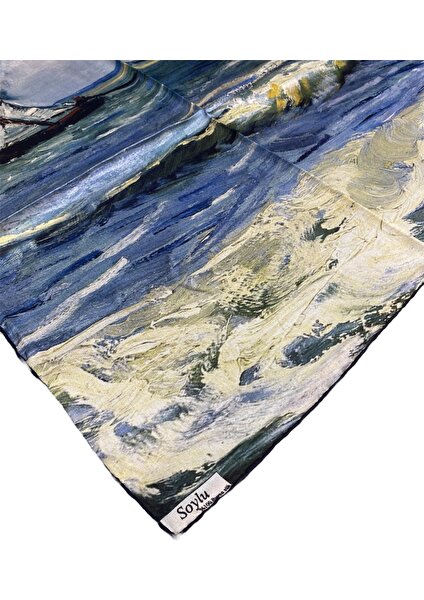 Turkish Silk Store Van Gogh Ipek Bandana Fular