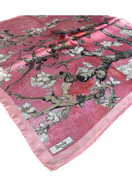 Van Gogh Badem Ağacı Ipek Bandana Fular modelleri