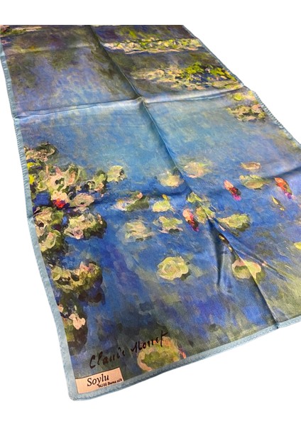 Claude Monet Nilüferler Ipek Fular