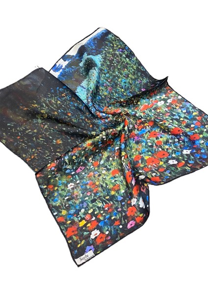 Turkish Silk Store Gustav Klimt Ipek Bandana Fular