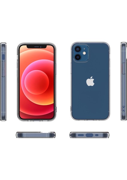 iPhone 11 Kılıf Deluxe 2mm Şeffaf Silikon