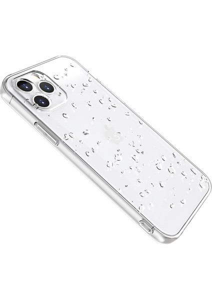 Happycase iPhone 13 Pro Kılıf Deluxe 2mm Şeffaf Silikon - Şeffaf