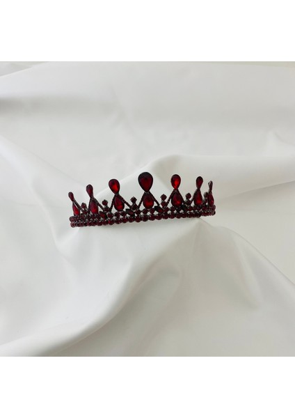Türkan Bordo Nişan / Kına / Gelin Tacı modelleri