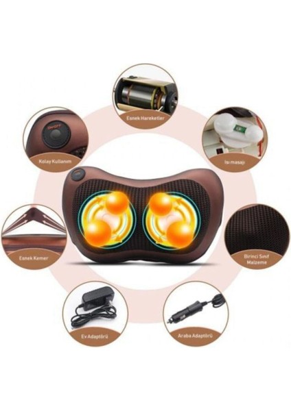 Ovmalı Yastık Çift Motorlu Rahat Bir Yolculuk Için Masaj Aleti Yastığı fiyatları