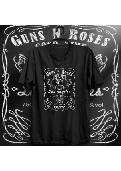 Guns N' Roses, Los Angeles, Rock, Metal Tişört