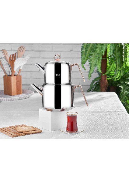 Hera Maxi Çaydanlık Takımı Bakır fiyatları