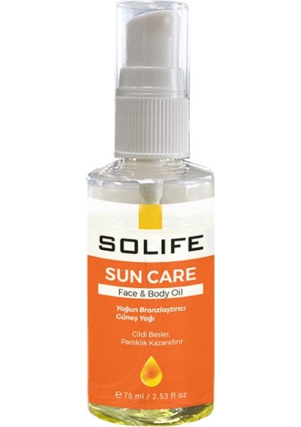 Sun Care Yoğun Bronzlaştırıcı Güneş Yağı 75 ml