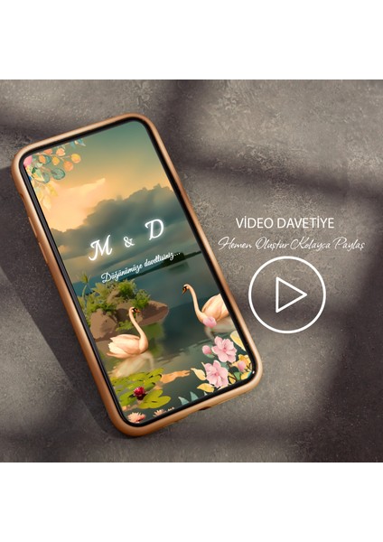 Takvim Animasyonlu Video Düğün Davetiyesi