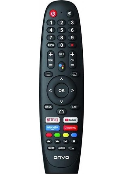 Kl Onvo-Profilo-Saba Netflıx-Youtube-Google Play- Vıdeo Tuşlu Ses Komutlu Lcd-Led Tv Kumanda