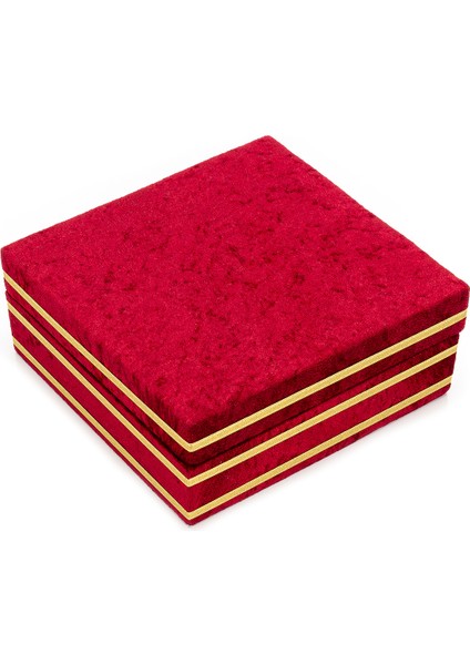 Kadife Kaplı Sandık , Dekor Kırmızı