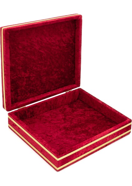 Kadife Kaplı Sandık , Dekor Kırmızı fiyatları