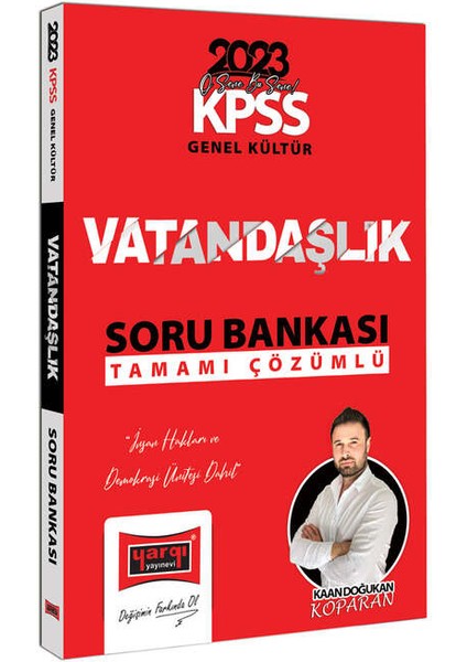 2023 KPSS Genel Kültür Tamamı Çözümlü Vatandaşlık Soru Bankası
