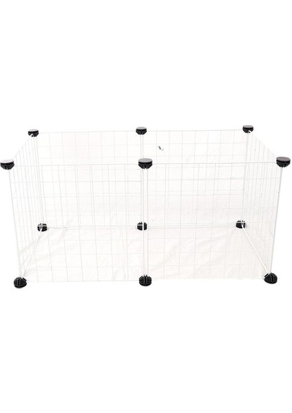 6pcs Panel Köpek Köpek Köpek Oyun Kalemi Muhafaza Kaynağı Kaynağı Kalem Playpen Kapalı Açık 1 Beyaz fiyatları