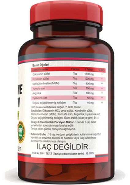 Nevfix Glucosamine 120 Tablet & Kuersetin Ester C 60 Tablet