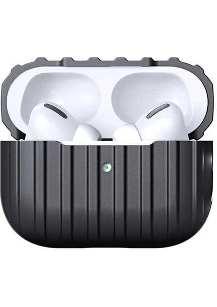 Airpods Pro 2 . Nesil Kilif Darbe Emici Bavul Desenli Kabartmalı Parlak Silikon Kulaklık Kılıfı