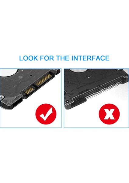 2.5" USB 3.0 Harici SSD Harddisk Şeffaf Taşınabilir HDD Kutusu