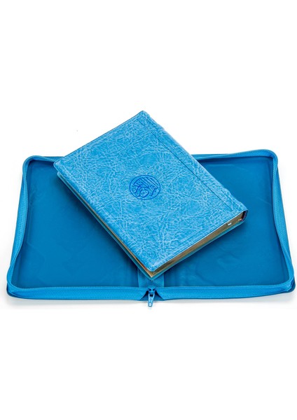 Benim Kuranım - Sade Arapça - Çanta Boy - Mavi - Kılıflı - Mühürlü - Bilgisayar Hatlı fiyatları