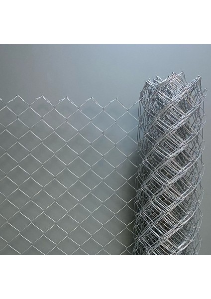 Galvanizli Örgü Tel Bahçe Çiti - 2,00 mm Kalınlık 70*70 Göz Aralığı H:100 cm L:10 Metre