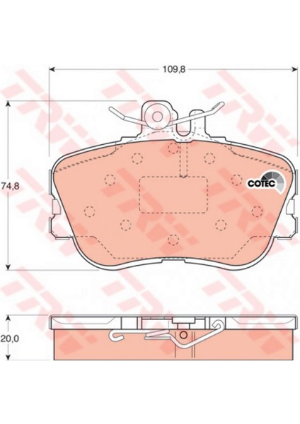 Mtxdpn Ön Balata Mercedes W202 C Klasse 180- 200- 220- 230- 240- 280 93-00 fiyatları