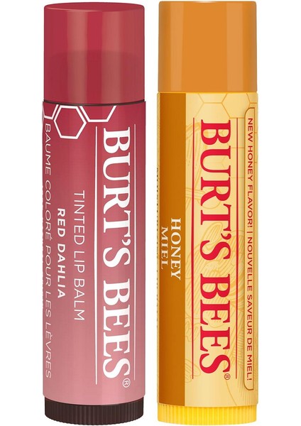 Renkli Dudak Bakım Kremi Vişne - Tinted Lip Balm Red Dahlia+Honey Lip Balm