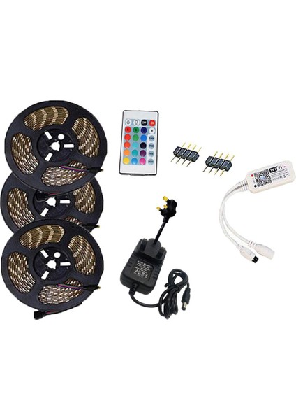 Rgb LED Strip Lights 12V Yatak Odası Tv Arka Işığı Için Güç Kaynağı Mutfak Tipi D (Yurt Dışından)