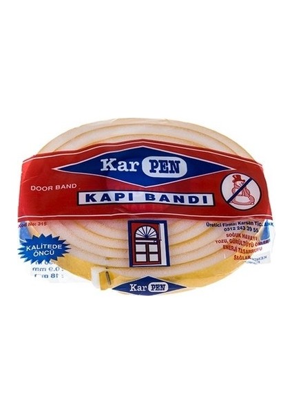Kapı Bandı Uzunluk 2,50 m x 0,9 mm x 18 mm