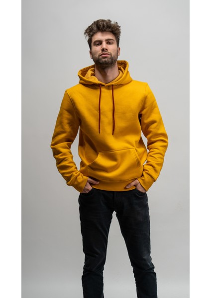 Sweatshirt 3 Iplik Şardonlu Kapüşonlu