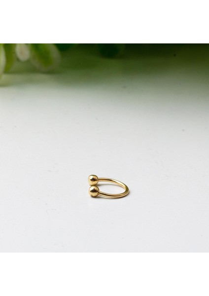 14 Ayar Altın Kıkırdak Piercing Küpe modelleri