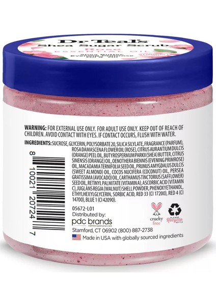 Dr.teal's Shea Sugar Scrub Rose Vücut Şeker Peeling 538GR fiyatları