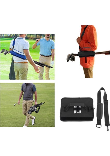 Golf Club Çantası Taşınabilir Sürüş Aralığı Çocuklar İçin Omuz Kayışı ile Seyahat (Yurt Dışından) modelleri
