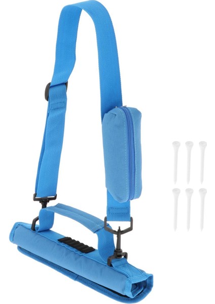 Golf Club Taşıma Çantası ile Balo Koruma Kursu Eğitim Kılıfı Mini Taşıyıcı Mavi (Yurt Dışından)