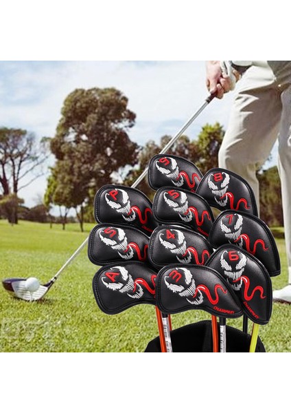 10x Golf Iron Covers Club Headkovers Tpu Tüm Markalar İçin Universal (Yurt Dışından) fiyatları