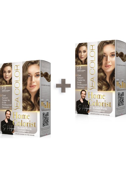 Homecolorist 7.3 Gizemli Kumral Saç Boyası