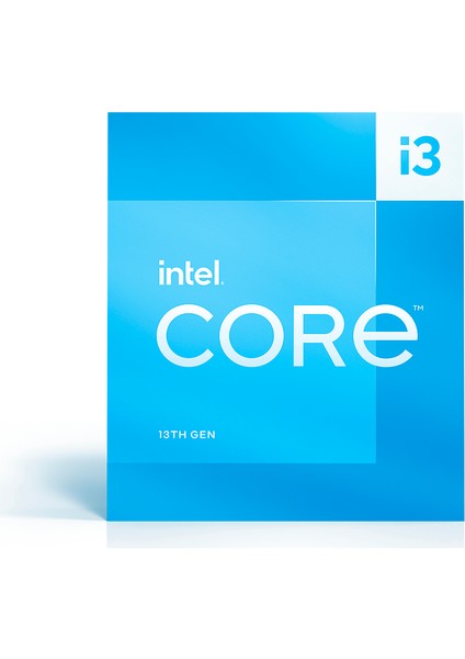 Core i3 13100 3,4 GHz 12 MB Cache 1700 Pin İşlemci