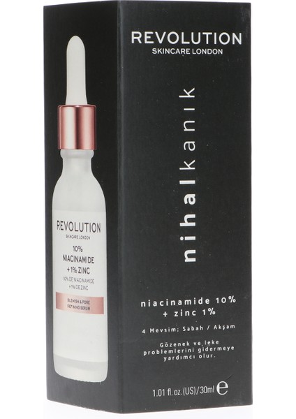 Nıhal 10% Nıacın & 1% Zınc Serum 30ML