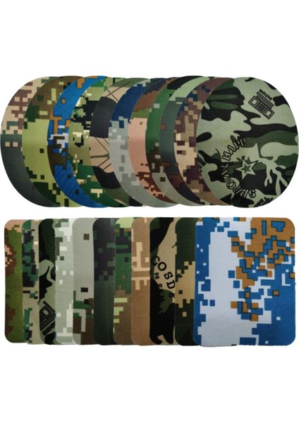 Demir Yamaları Giysiler Kot Pantolon Diz Dirsek Tamir Giyim Çıkartmaları Yok 22PCS (Yurt Dışından)