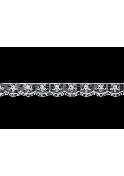 Tül Güpür 2109 9mt-Beyaz