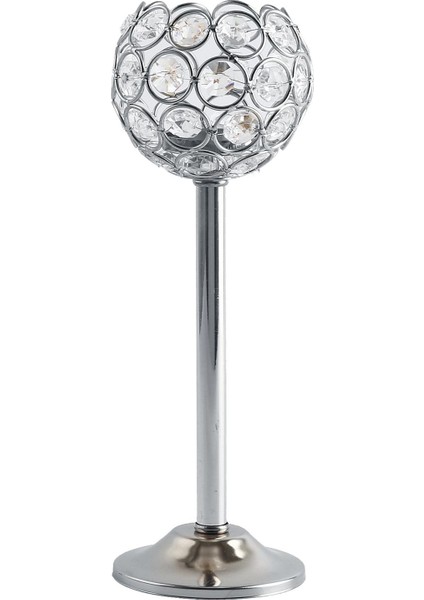 Koni Mumlar Için Kristal Mum Tutucu, Modern Dekoratif Şamdan 24CM (Yurt Dışından)