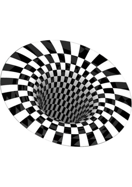 Optik Illüzyon Halı 3D Optik Illüzyonlar Halı Başucu Alan Halı 100CM (Yurt Dışından) fırsatları