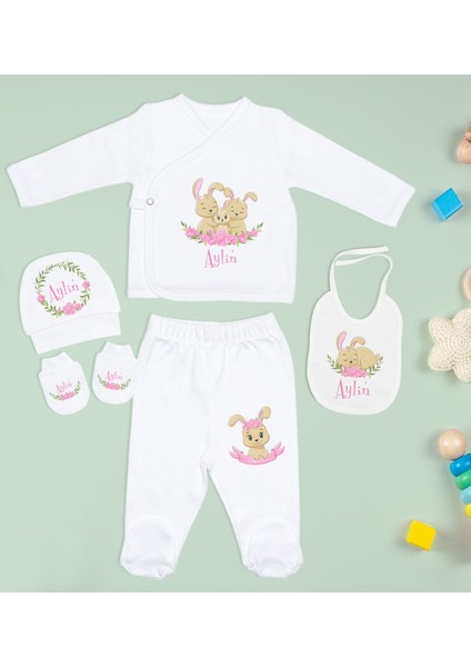 Kids Kişiye Özel Beyaz Hastane Çıkışı,bebek Anı Kartı,yeni Doğan Bebek Giyim Hediyesi,9 Parça Bebek Hediye Seti-1 fiyatları