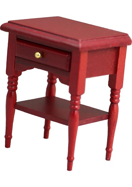 1: 12. Minyatür Başucu Masa Mobilya Bebek Evi Çocuk Oyuncakları Için Dekorasyon.3x4.1x6.6cm (Yurt Dışından)
