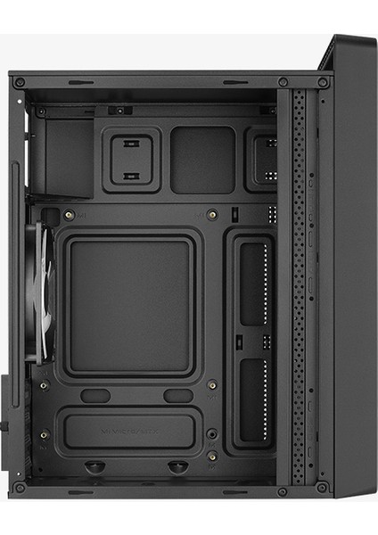 CS-109G 1X12CM Frgb Fanlı, Tam Mesh Ön Panel, Micro Atx / Mini Itx Siyah Oyuncu Kasası (AE-CS109G)