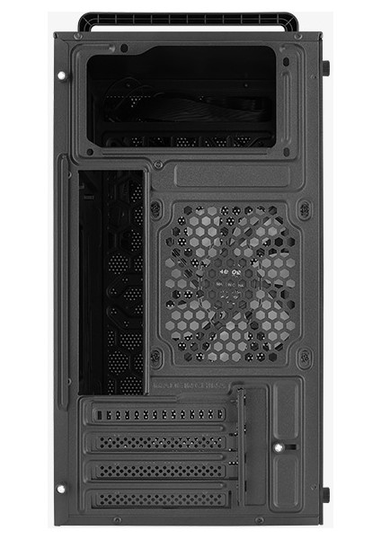 CS-109G 1X12CM Frgb Fanlı, Tam Mesh Ön Panel, Micro Atx / Mini Itx Siyah Oyuncu Kasası (AE-CS109G)